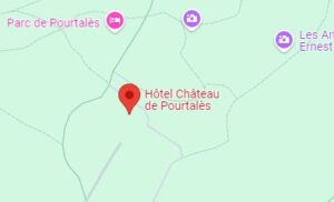 encart google maps chateau pourtales